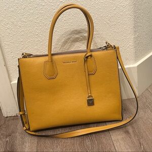 Michael Kors Mustard Yellow Satchel